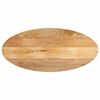 vidaXL Bordplate 100x40x2,5 cm oval heltre mango