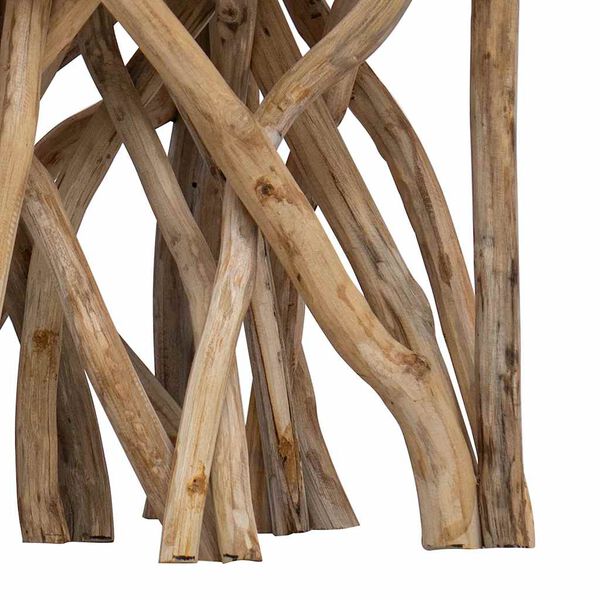 vidaXL Tømmerbord 40x40x40 cm blandet gjenvunnet tre