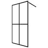 vidaXL Dusjskjerm frostet herdet glass 118x190 cm