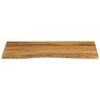 vidaXL Bordplate 100x60x2,5 cm naturlig kant heltre mango