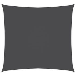 vidaXL Solseil Oxfordstoff kvadratisk 2x2 m antrasitt