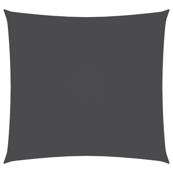 vidaXL Solseil Oxfordstoff kvadratisk 2x2 m antrasitt