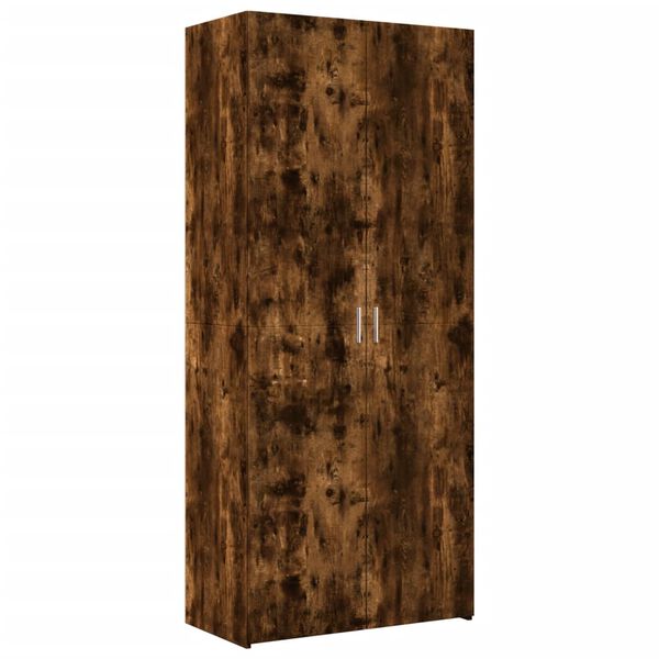 vidaXL Highboard røkt eik 80x42,5x249 cm konstruert tre