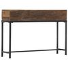vidaXL Konsollbord 120x30x80 cm gjenvunnet heltre