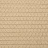 vidaXL Oppbevaringskurver 2 stk beige og hvit Ø24x18 cm bomull