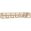 vidaXL Utend&oslash;rs sofa-sett 6 pcs Hvit 404 x 166,5 x 73 cm