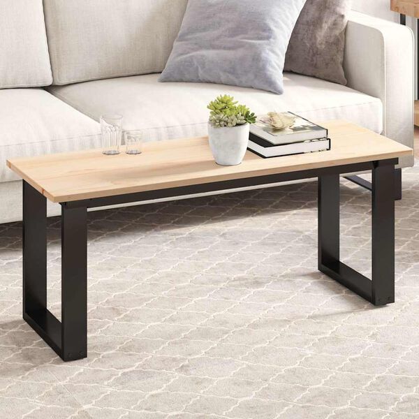 vidaXL Bordplate 110x40x1,7 cm rektangul&aelig;r heltre akasie