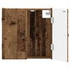 vidaXL Dartbrettskap BREDA Gammelt tre 52,5 x 10,5 x 53,5 cm