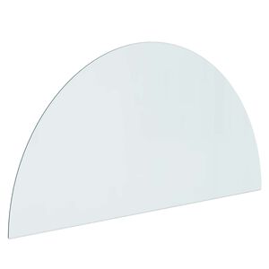 vidaXL Peisglassplate Gjennomsiktig 1200 x 600 mm Glass