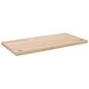 vidaXL Skrivebord 80x40x2,5 cm heltre furu