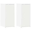 vidaXL Skoskap hvit 2 stk 32x35x70 cm sponplate