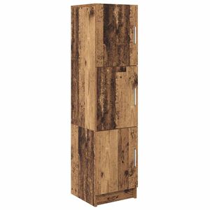 vidaXL H&oslash;yskap Gammelt tre 31,5 x 32 x 122,5 cm