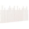 vidaXL Veggmontert sengegavl hvit 166x3x80 cm heltre furu
