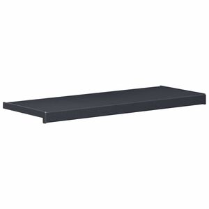 vidaXL Vinduskarmer Anthracitt med trestruktur 100 x 35 x 4,5 cm PVC