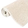 vidaXL Mykt luvteppe 115x170 cm sklisikkert beige
