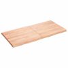 vidaXL Bordplate lysebrun 120x60x(2-4)cm behandlet heltre naturlig