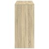 vidaXL Barbord med hylle sonoma eik 124x46x103,5 cm konstruert tre