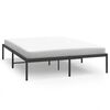 vidaXL Sengeramme i metall svart 140x200 cm