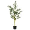 vidaXL Kunstig oliventre 450 blader 120 cm gr&oslash;nn