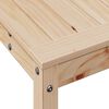 vidaXL Pottebord med hylle 82,5x35x75 cm heltre furu