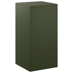 vidaXL Planteholder Olivengr&oslash;nn 30 x 30 x 60 cm Cortenst&aring;l