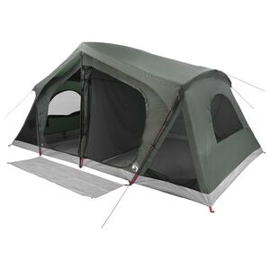 vidaXL Hyttetelt Army gr&oslash;nn 480 x 273 x 205 cm Polyester og st&aring;l