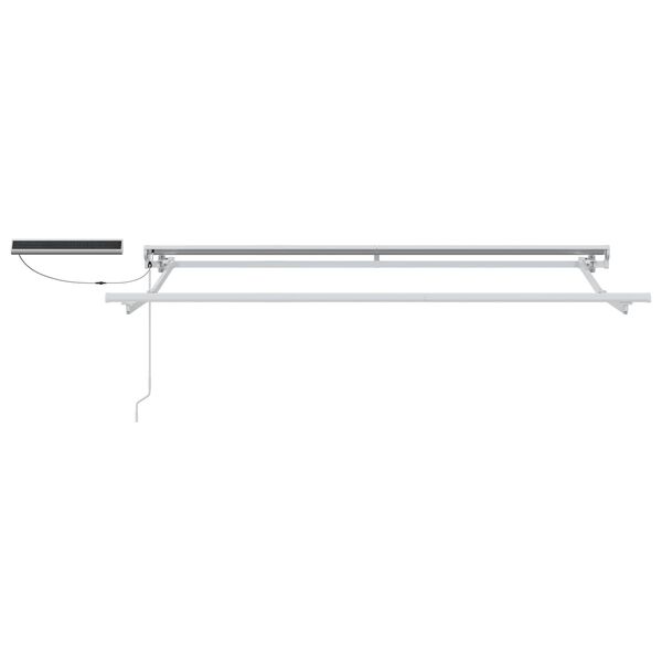 vidaXL Elektrisk Utrekkbar Markise Krem 2,5 x 2 m