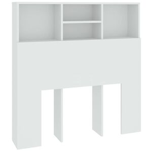 vidaXL Sengegavlskap hvit 100x19x103,5 cm