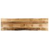 vidaXL Bordplate naturlig kant 160x40x2,5 cm grovt heltre mangotre