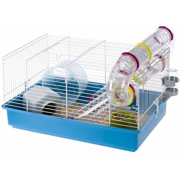 Ferplast Hamsterbur Paula bl&aring; 46x29,5x24,5 cm 57906411