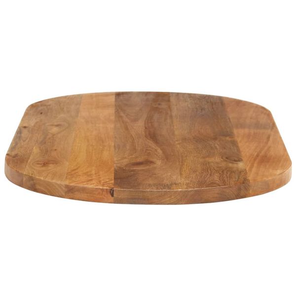vidaXL Bordplate 90x40x3,8 cm oval heltre mango