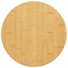 vidaXL Bordplate &Oslash;50x4 cm bambus