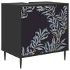 vidaXL Baderomsskap DOKKUM Svart eik 60 x 40 x 61 cm Konstruert tre