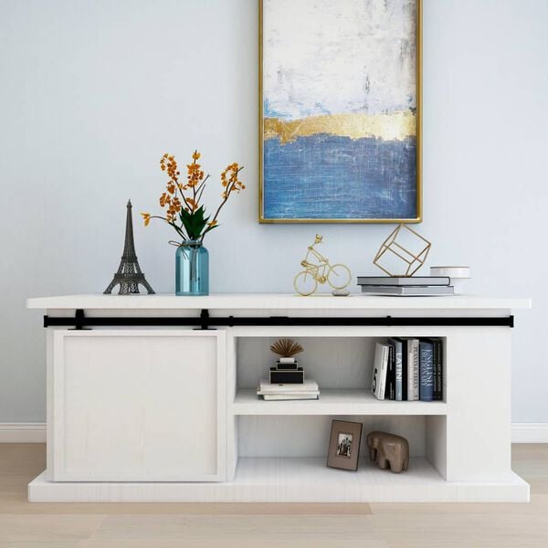 vidaXL Mini skyved&oslash;rsett karbonst&aring;l 183 cm