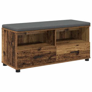 vidaXL Gangbenk Gammelt tre 100 x 38 x 46 cm