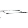 vidaXL Markiseramme Antrasitt 3,5 x 2 m Metall