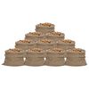 vidaXL Juteposer 10 stk 100x110 cm 100 % jute 340 gsm