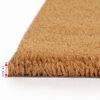 vidaXL Dørmatte 2 stk kokosfiber 24 mm 40x60 cm naturell