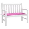 vidaXL Hagebenkpute Rosa 100 x 50 x 4 cm Oxford-stoff