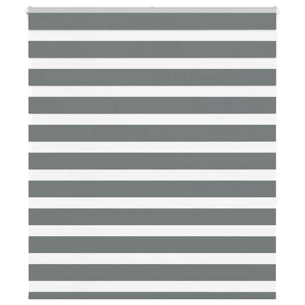 vidaXL Sebragardin mørkegrå 120x150 cm stoff bredde 115,9 cm polyester