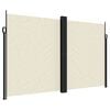 vidaXL Uttrekkbar sidemarkise 200x1200 cm kremhvit