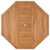 vidaXL Hagebord 150x150x75 cm heltre teak