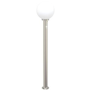 vidaXL Pullertlampe med sensor 120 cm rustfritt st&aring;l IP44