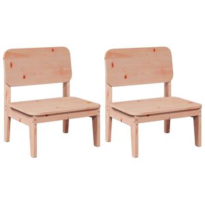vidaXL Hagestoler 2 stk 60x52,5x72 cm heltre douglasgran