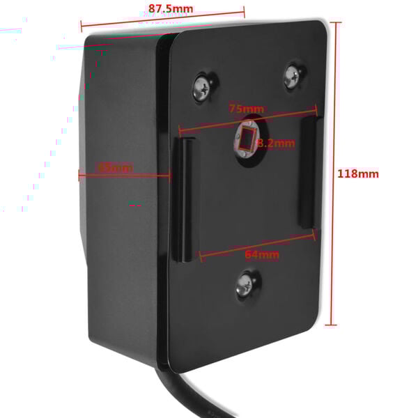 vidaXL BBQ Rotisserie-spyd Motor 4 W Svart