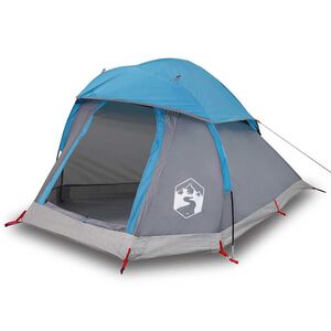 vidaXL Kuppeltelt for camping 1 person bl&aring; vanntett