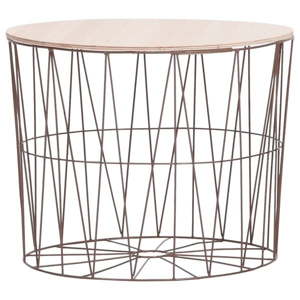 vidaXL Salongbord 4 stk kobber