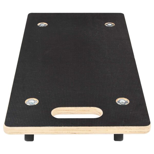 vidaXL Transporttrolley 6 pcs Gr&aring; Kryssfin&eacute;r