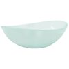 VidaXL Servant herdet glass 54,5x35x15,5 cm frostet