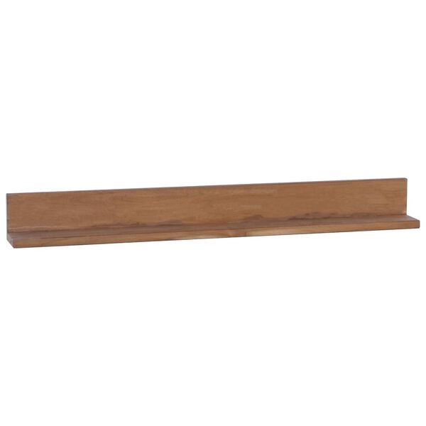 vidaXL Vegghyller 2 stk 90x10x10 cm heltre teak